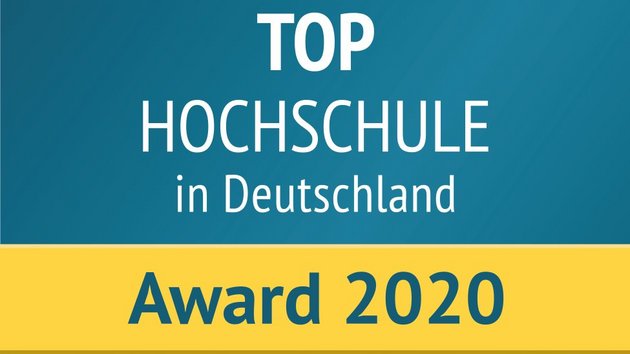 Logo zur Auszeichnung Top Hochschule durch StudyCheck