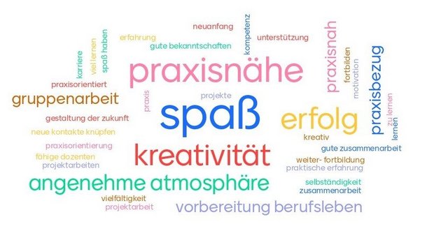 Wordwolke zu Studienerwartung