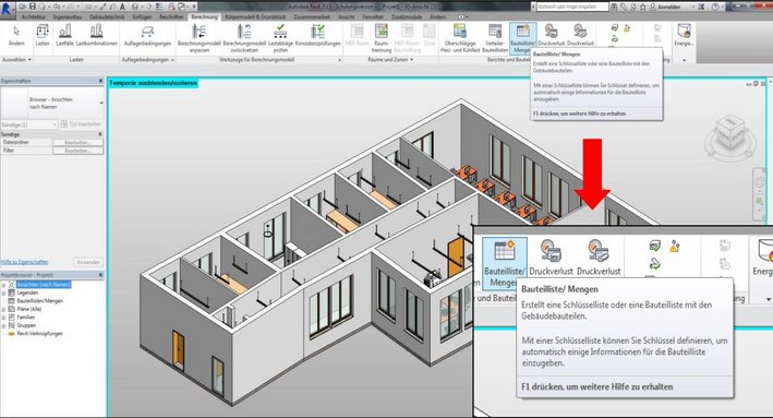 Vermessung und Geoinformatik BIM 3D-Modell